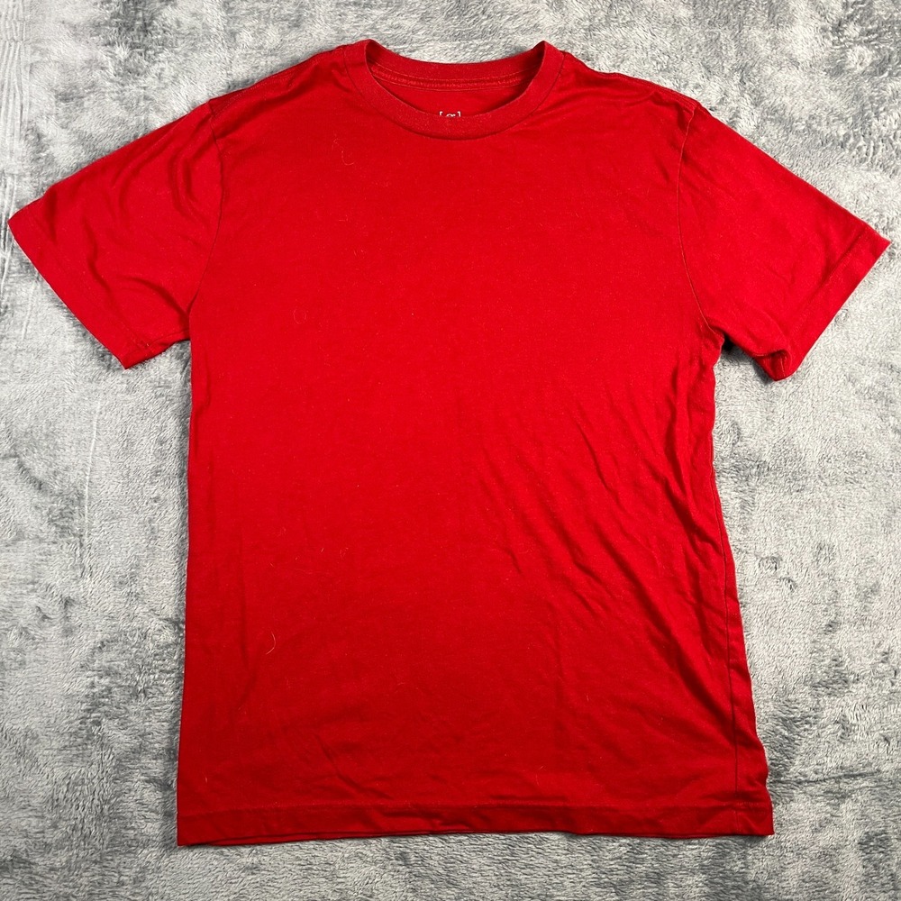 George Tee Shirt Mens Small Vibrant Red Cotton Short Sleeve Crew Neck Pullover